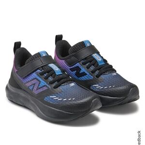 New Balance NWT Kids' Black, Blue and Purple Sneakers
